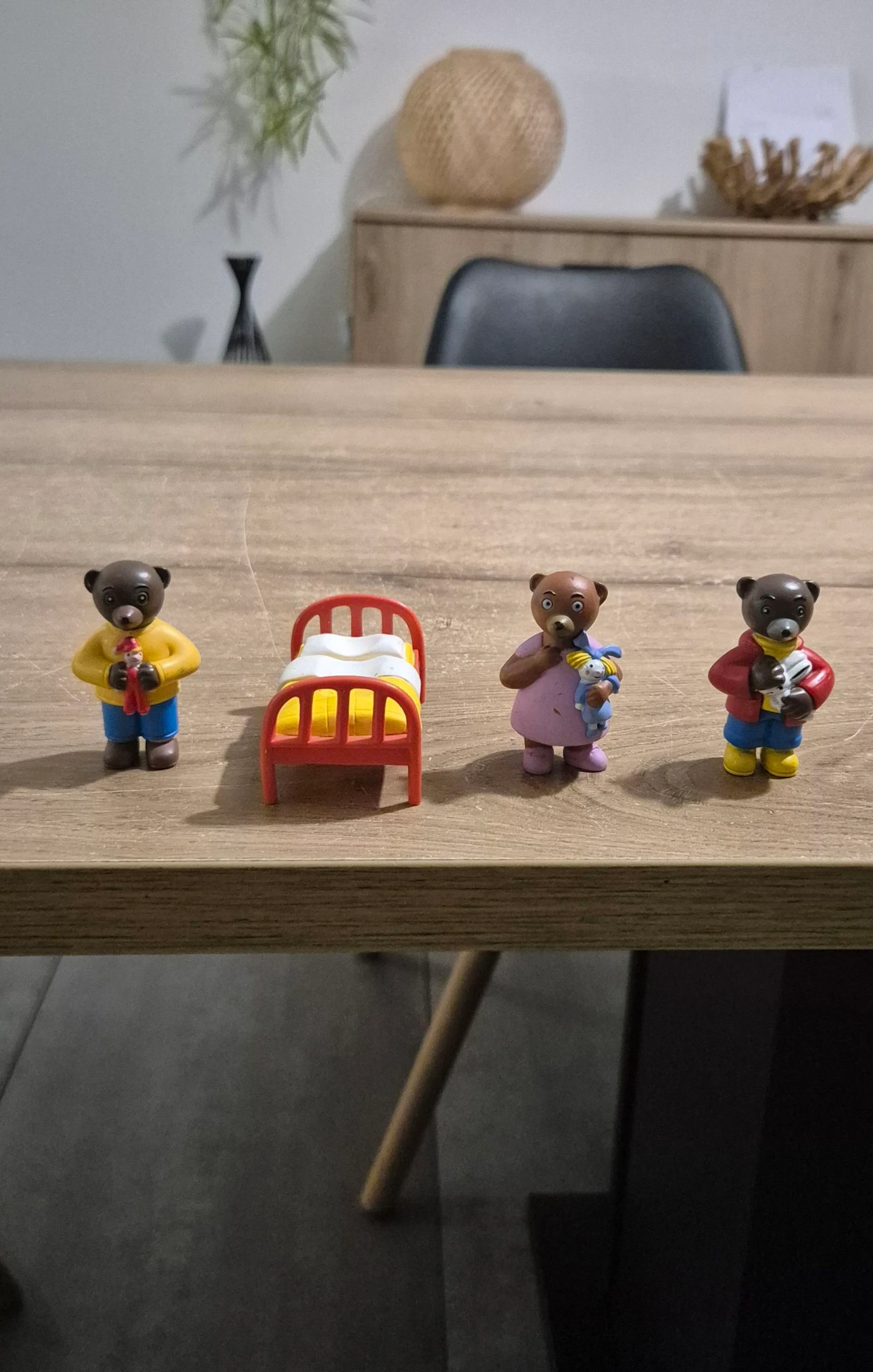 Lot figurines Petit Ours Brun 